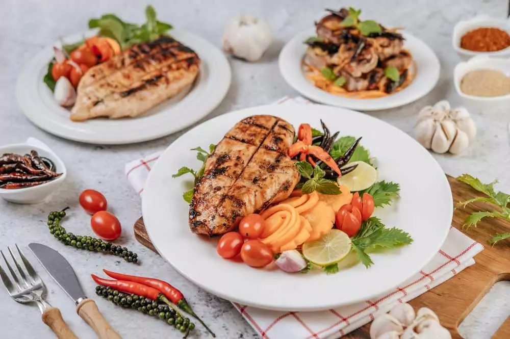 chicken-steak-with-lemon-tomato-chili-carrot