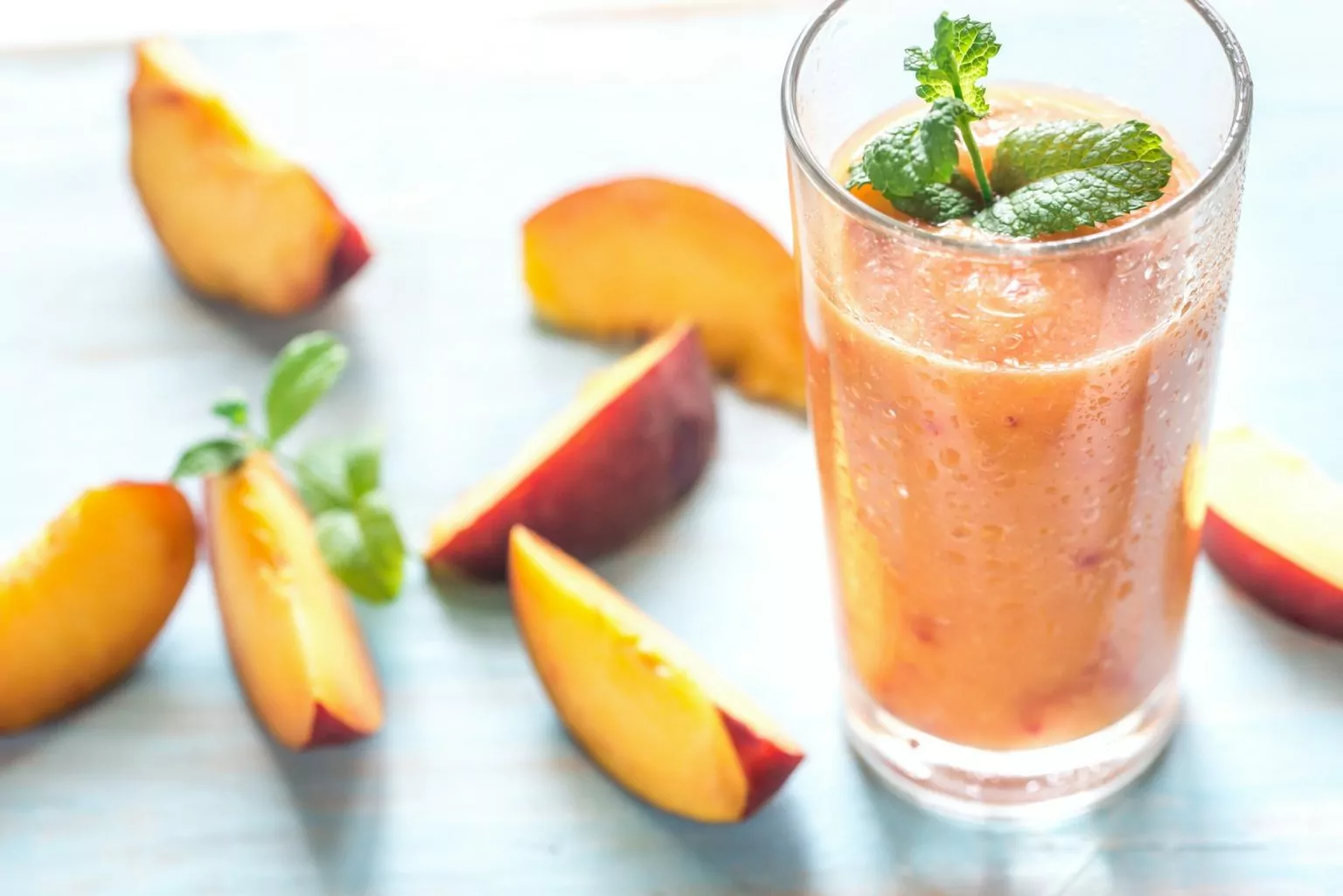 Peach smoothie