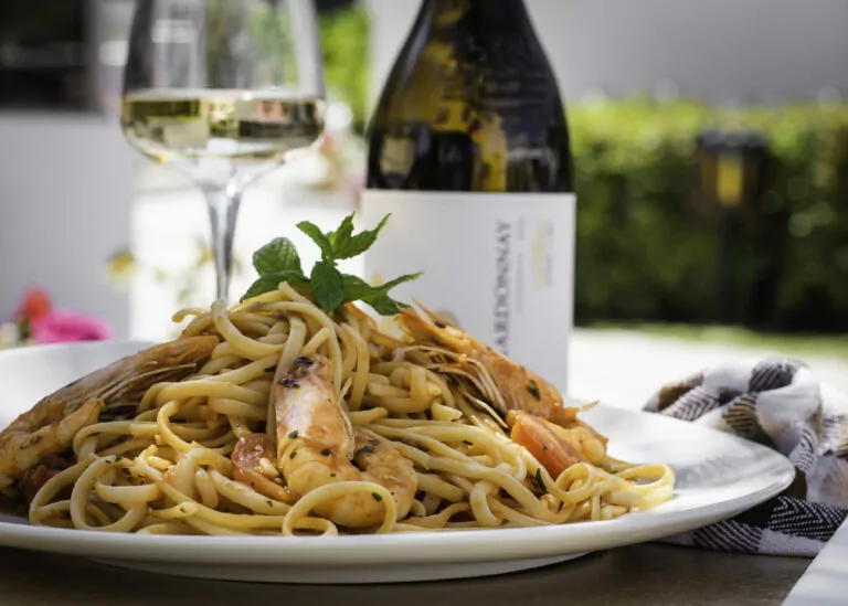 Linguine with Shrimps - Peppe Pizza Pasta