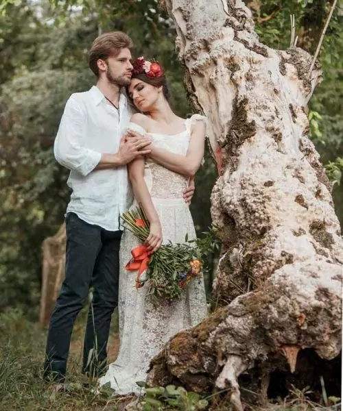 Wedding decoration in the style of boho, floral arrangement, dec